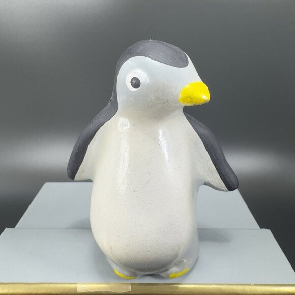VINTAGE GLORIA DIAS ECUADOR PENGUIN FIGURE Hand Made Pottery Signed Figure VTG - Picture 10 of 11